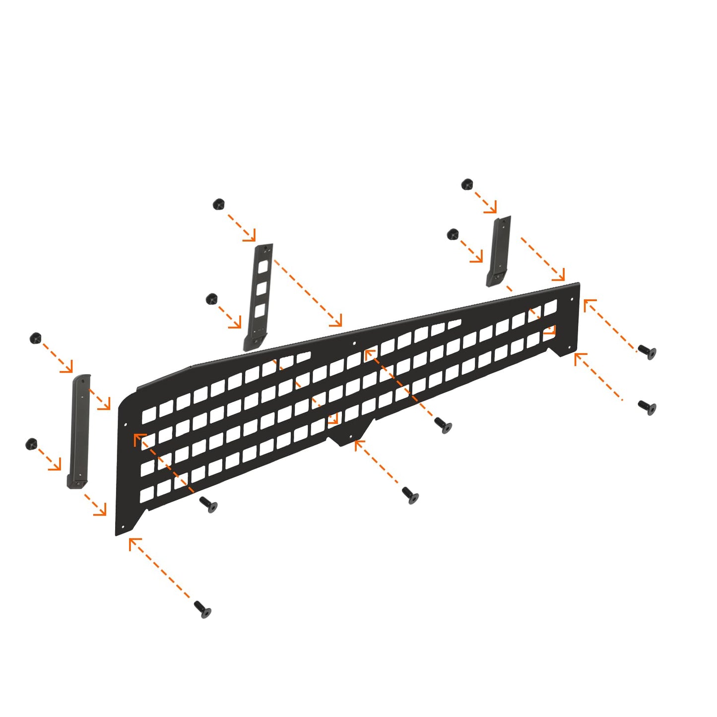 Truck Bed Molle Panel for Tesla Cybertruck 2024 2025