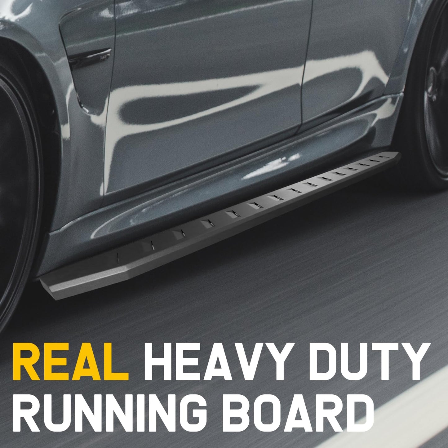 7” Running Boards Custom Fit 2007-2018 Chevy Silverado/GMC Sierra 1500 & 2007-2019 2500/3500HD(do not fit Diesel Model) - OMOTOR
