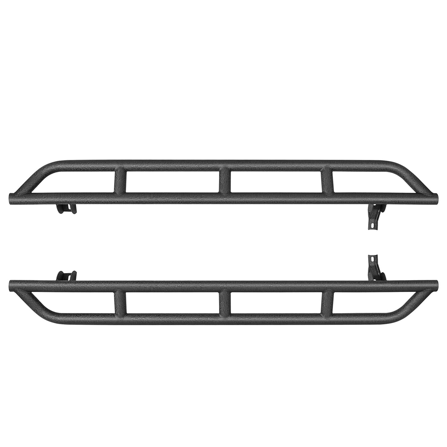 Rock Slider Rails Rocker Guard Offroad Steel Door Armor Compatible with 2010-2024 Toyota 4Runner 5th Gen (Excluding Limited, Nightshade, TRD Sport & 10-13 SR5) - OMOTOR
