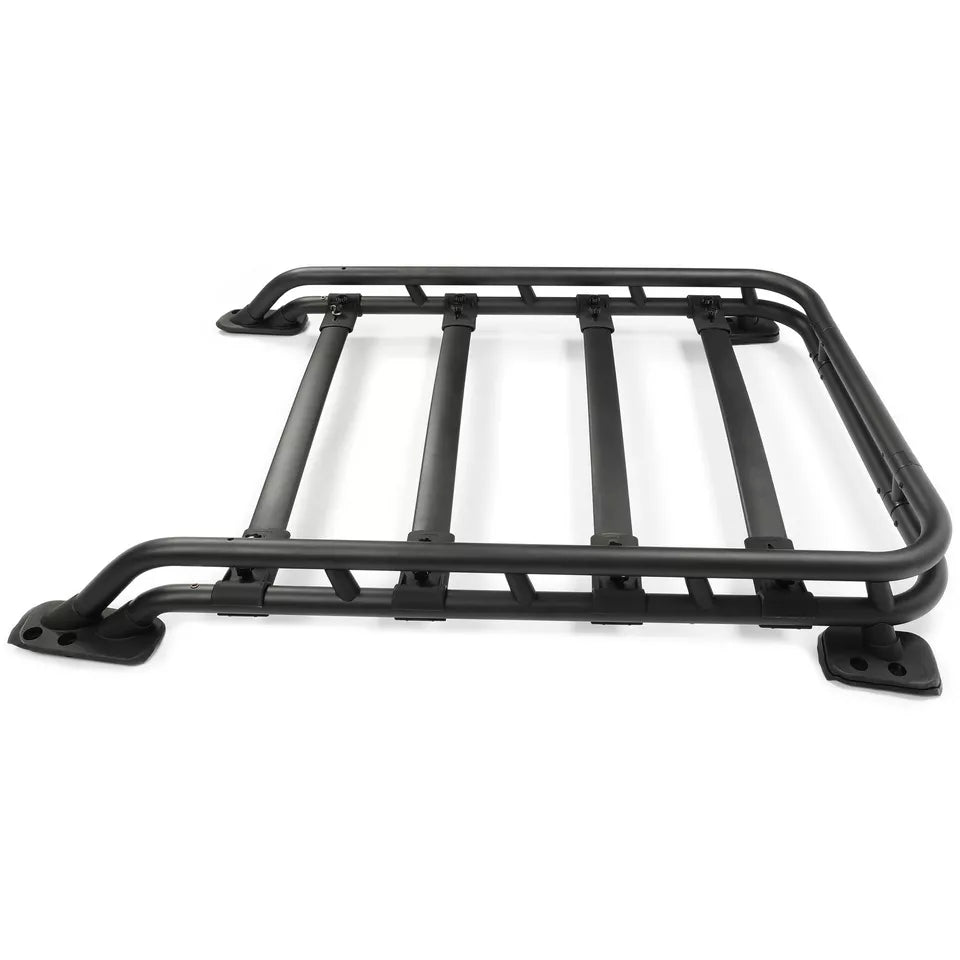 Roof Rack Basket Fit for 2010-2024 Toyota 4Runner Rooftop Luggage Cargo Carrier Extra Bar Replacement - OMOTOR