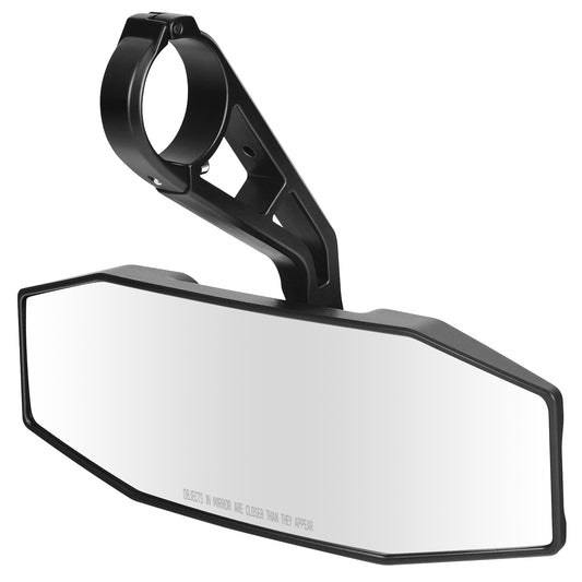 RZR Rear View Center Mirror, General Mirror Wide Angle with ShatterProof Glass and 360 Adjustable Joint Ball