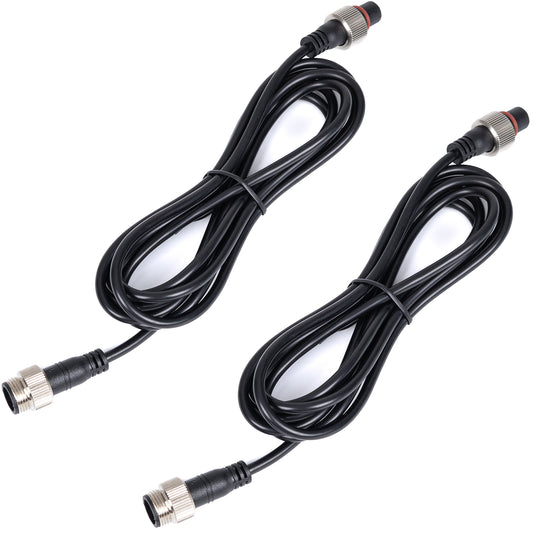 Omotor 6.6FT 3Pin Extension Cable Cord Wire for led whip light（2pc)