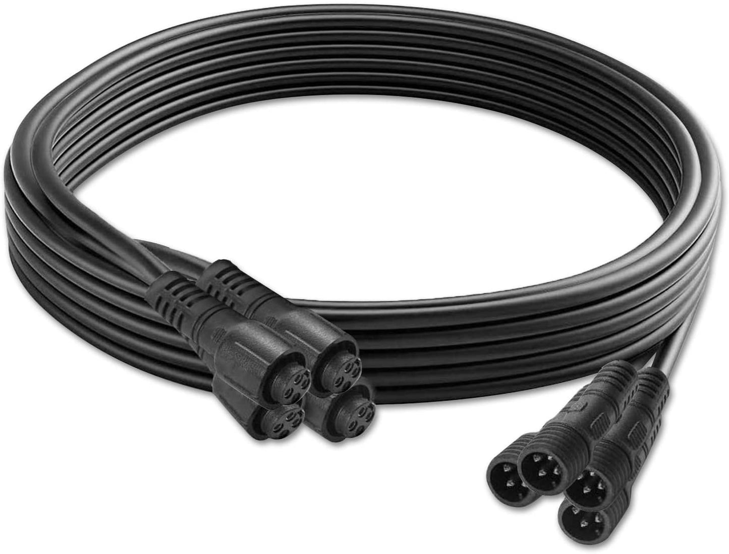 10 FT 4 Pin Extension Wire Cable All Brands RGB Rock Lights/ Whip Lights(4 Packs) - OMOTOR