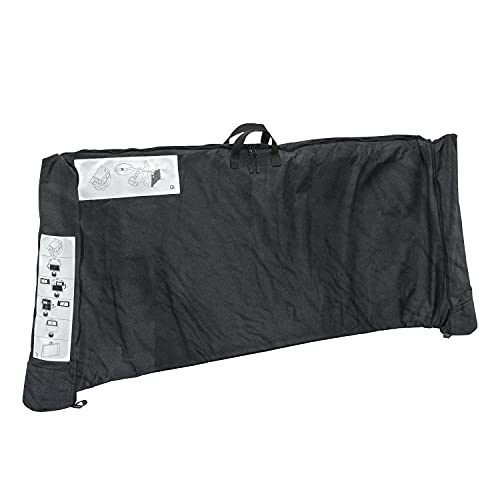 Soft Top Window Storage Bag fits for 2018-2022 Jeep Wrangler JL JLU Sports Sahara Freedom Rubicon Unlimited 2 Door & 4 Door - OMOTOR