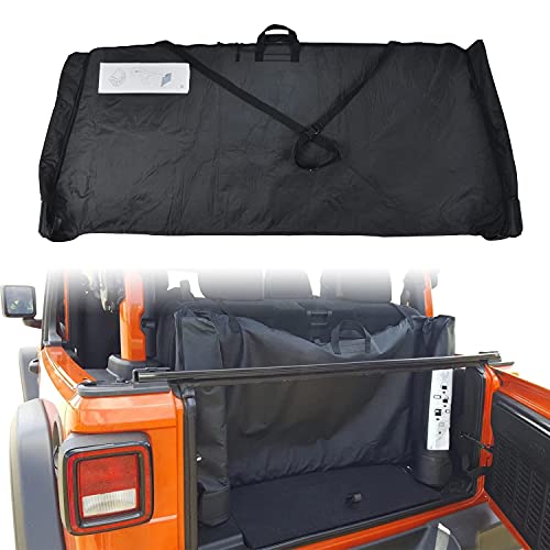 Soft Top Window Storage Bag fits for 2018-2022 Jeep Wrangler JL JLU Sports Sahara Freedom Rubicon Unlimited 2 Door & 4 Door - OMOTOR