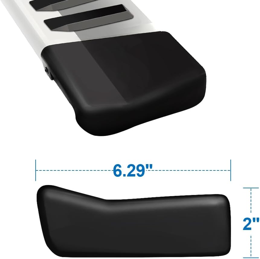 6.3 Inches Running Boards Fit for 2015-2023 15 16 17 18 19 20 21 22 23 Ford F150 F-150 SuperCrew Cab 4 Full Size Doors Chrome with 6 Brackes Side Step Rail Nerf Bars - OMOTOR