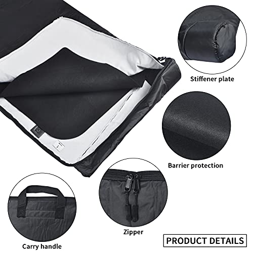 Soft Top Window Storage Bag fits for 2018-2022 Jeep Wrangler JL JLU Sports Sahara Freedom Rubicon Unlimited 2 Door & 4 Door - OMOTOR