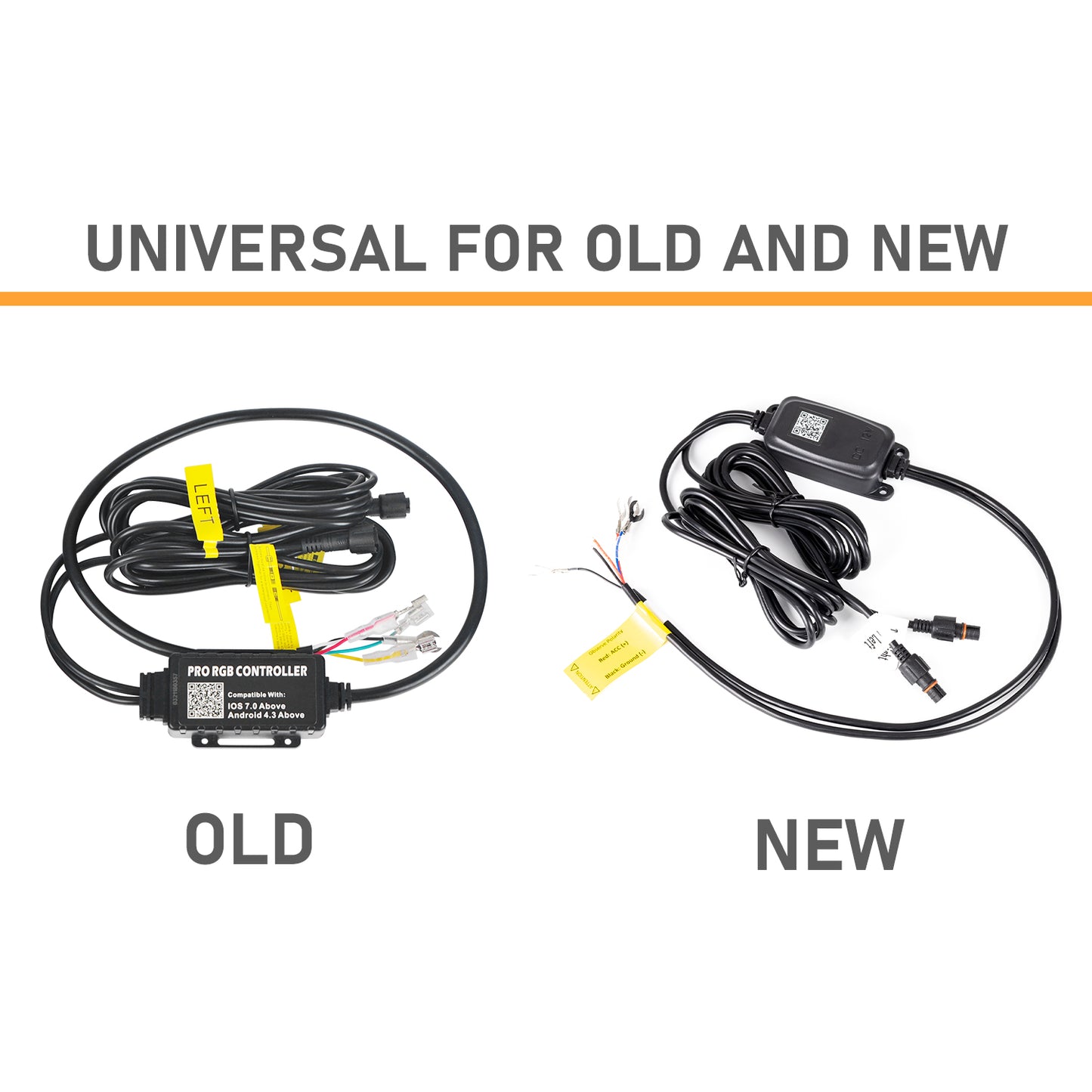 4PIN RGB Whip Light Controller Box for omotor 2pc 4 PIN Whip Light - OMOTOR