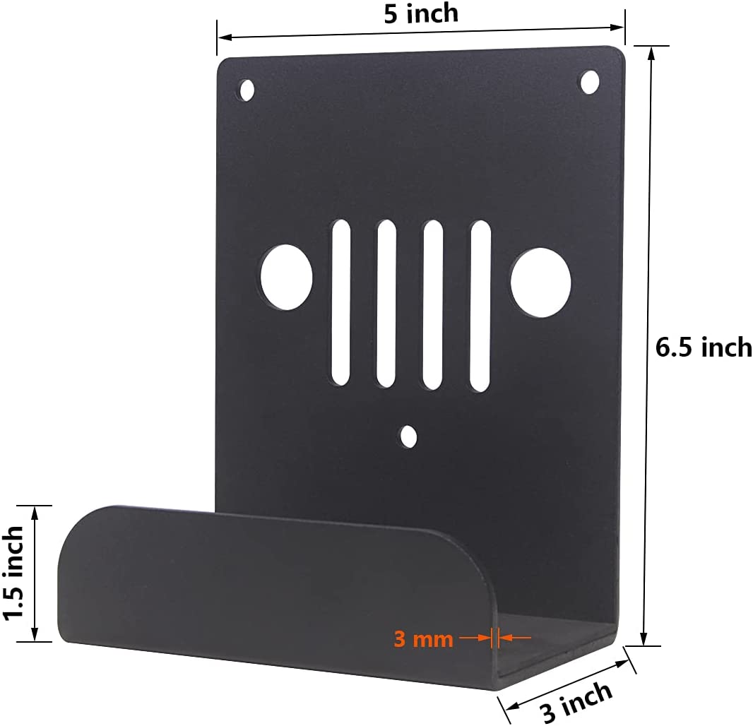 Storage Door Hangers Compatible with Jeep, Wall Mount Door Hangers 4pcs - OMOTOR