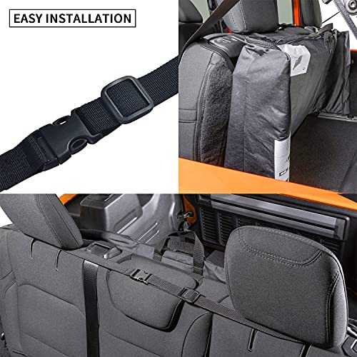 Soft Top Window Storage Bag fits for 2018-2022 Jeep Wrangler JL JLU Sports Sahara Freedom Rubicon Unlimited 2 Door & 4 Door - OMOTOR