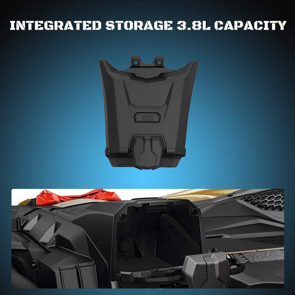 Electronic Device Tablet Phone Holder Compatible for 2017-2022 Can Am Maverick X3 Storage Box Organizer - OMOTOR