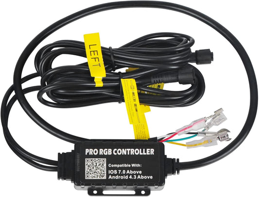 4PIN RGB Whip Light Controller Box for omotor 2pc 4 PIN Whip Light - OMOTOR