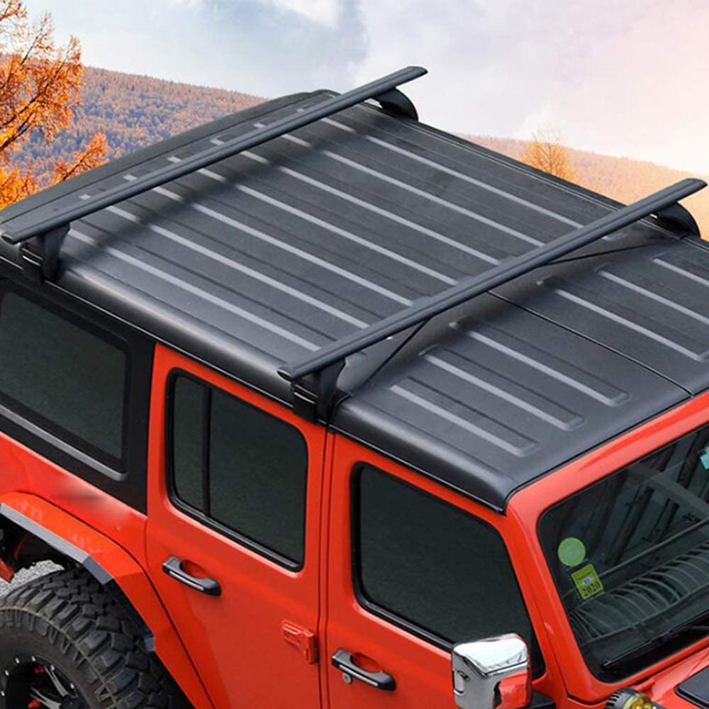 Cross Bars Roof Rail Racks Fit for Jeep Wrangler JK JL Gladiator JT 2007-2024 Crossbars - OMOTOR