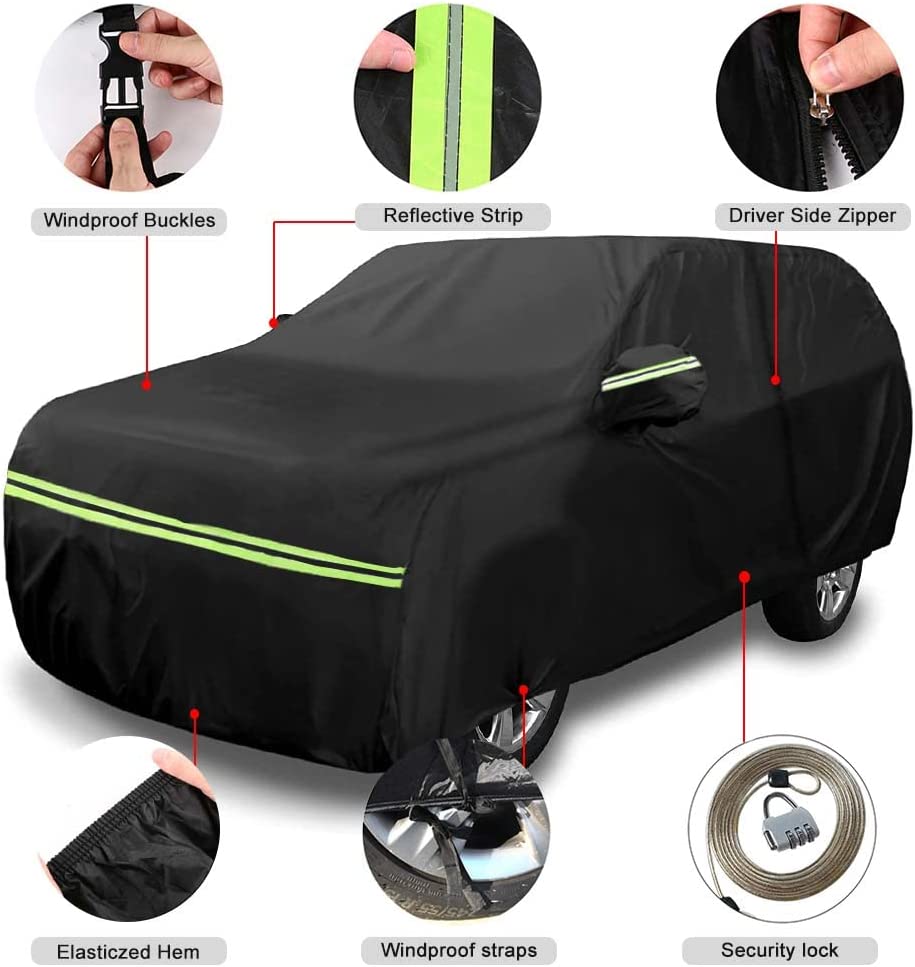 Waterproof Car Covers Replace for 2002-2022 Toyota 4runner, 6 Layers All Weather Custom - OMOTOR