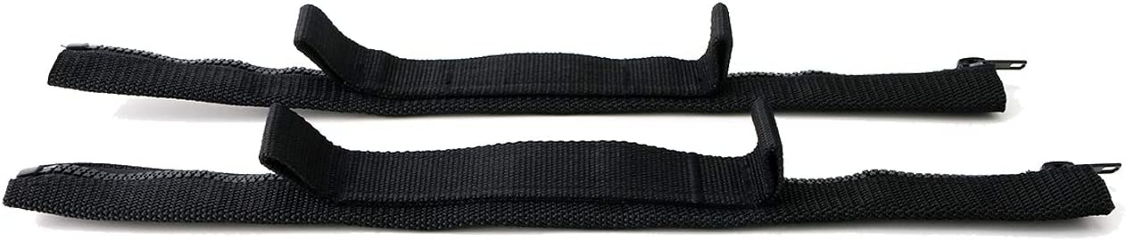 Door Strap for Jeep, Heavy Duty Strong Door Limit Strap with Zipper for 2007-2023 Jeep Wrangler JK JKU JL JLU Gladiator JT (Black) - OMOTOR