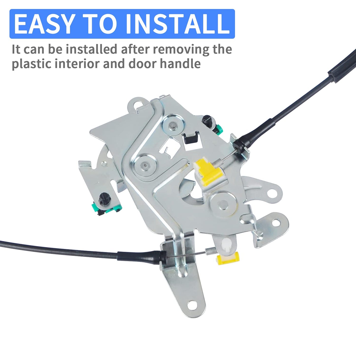 Rear Door Latch Lock Cable Assembly Compatible with F-250 F-350 F-450 F-550 Replaces 6C3Z-28264A01-A - OMOTOR