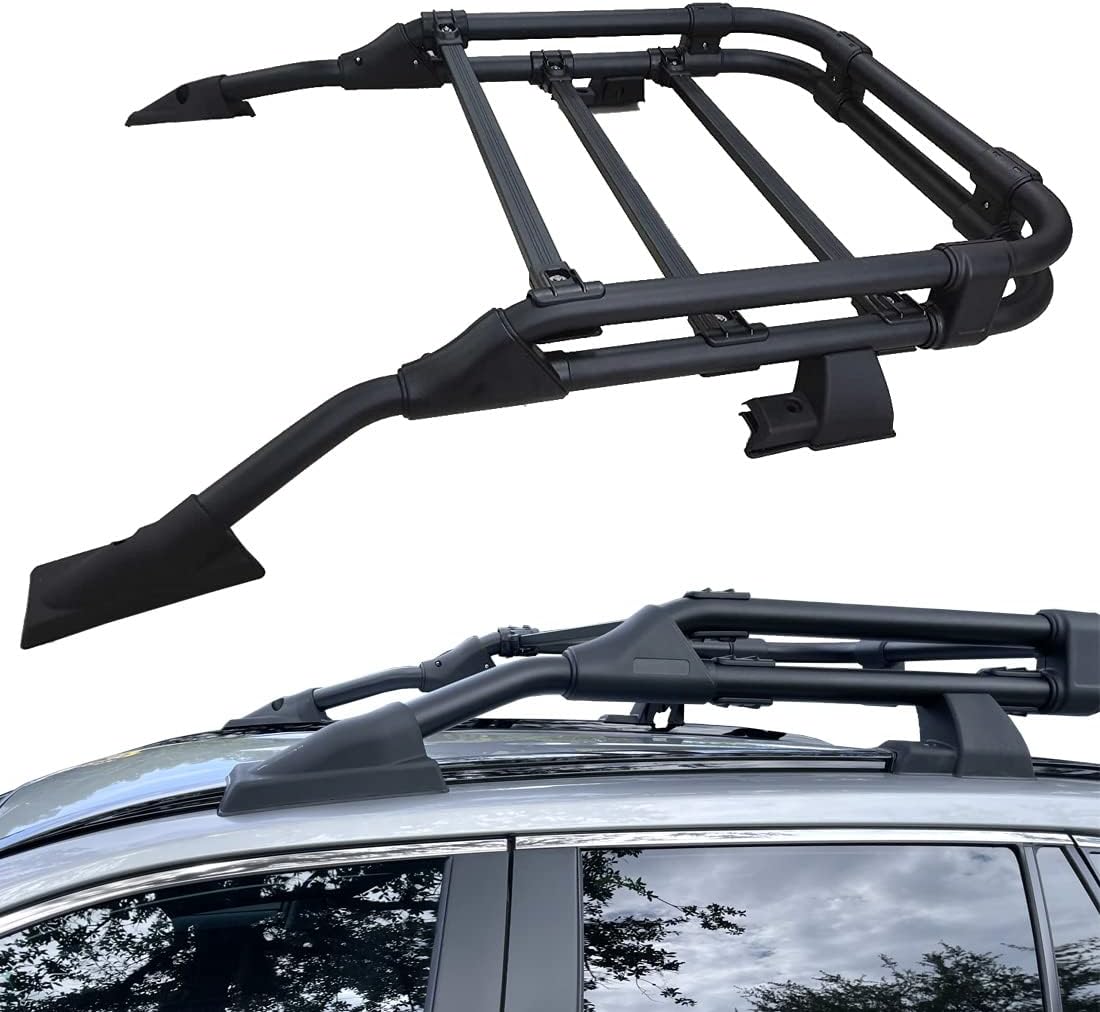 Heavy Duty Roof Racks Basket for 2019 2020 2021 2022 2023 2024 Toyota RAV4 Rooftop Cargo Carrier Luggage Basket - OMOTOR