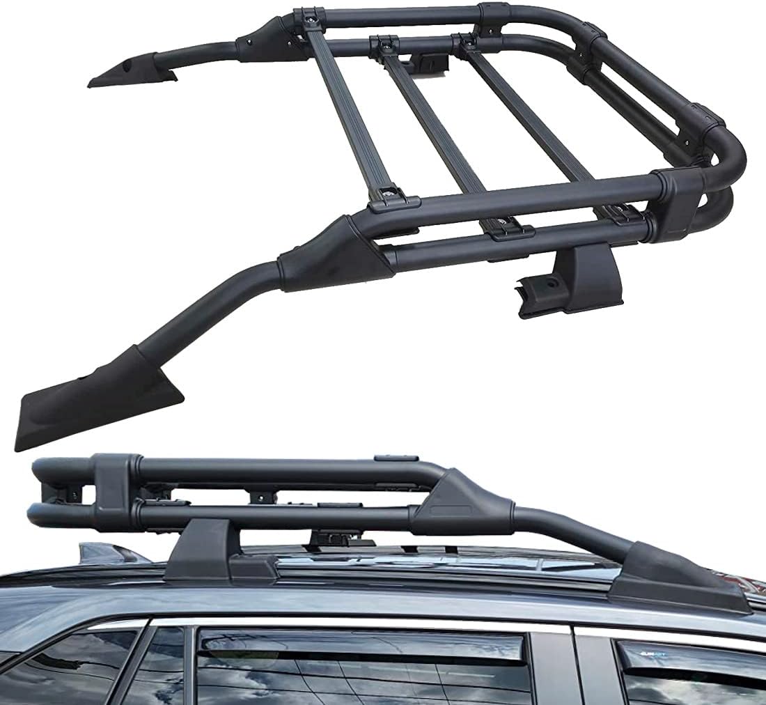 Heavy Duty Roof Racks Basket for 2019 2020 2021 2022 2023 2024 Toyota RAV4 Rooftop Cargo Carrier Luggage Basket - OMOTOR