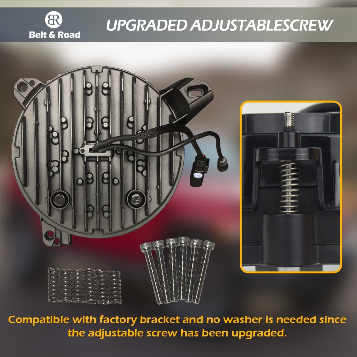9 inch LED Headlight- DOT RGBW Halo Headlight for 2018 2019 2020 2021 Wrangler JL Sahara Rubicon Gladiator JT Headlight replacemant - OMOTOR