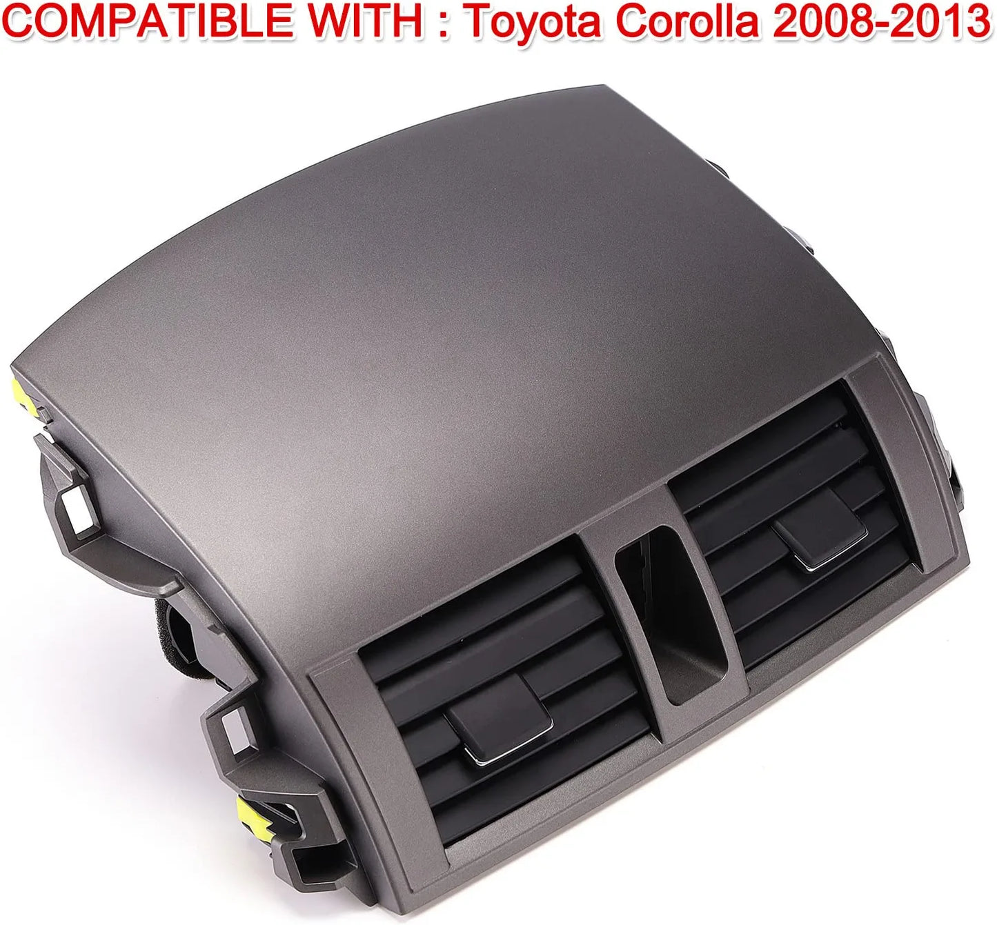 55670-02160 Center Dash A/C Outlet Air Vent Panel (No hand wheel) Compatible with Toyota Corolla 2008-2013 - OMOTOR