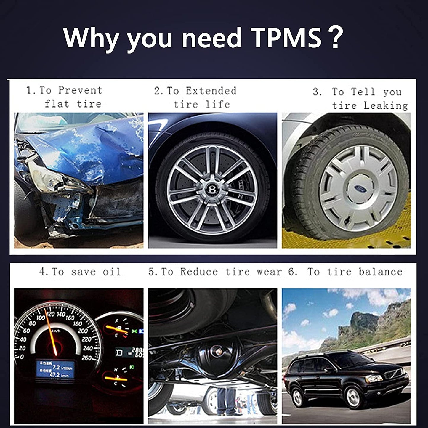 TPMS Sensor Compatible for Toyota Scion Pontiac Lexus, Camry rav4 Scion Yaris Corolla Tire Pressure Monitoring Sensor Replaces# 42607-33011 PMV-107J 42607-33021 42607-06011 315MHz - OMOTOR