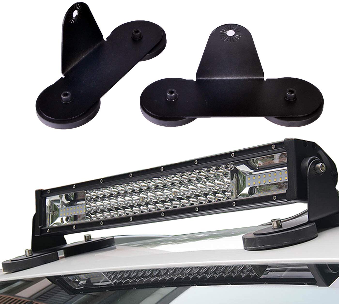 Powerful Mount Bracket Sucker Holder Magnetic Base f/Roof Led Light Bar Offroad - OMOTOR