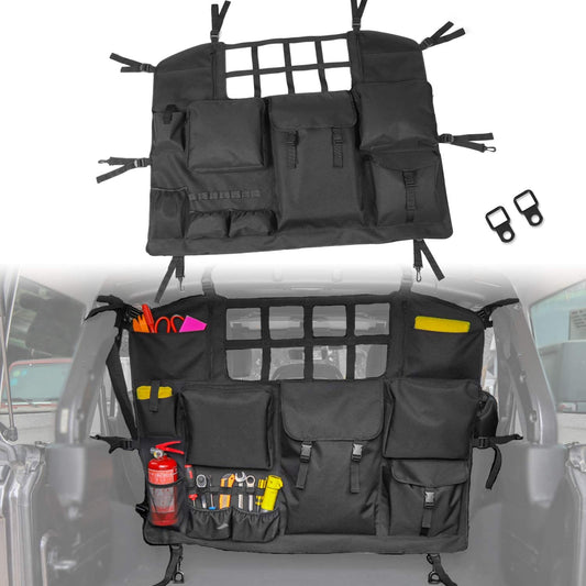 Trunk Storage Bag with Multi-Pockets Tool Kits Seat Back Organizers for Jeep JK JKU JL JLU Sahara Sport Rubicon