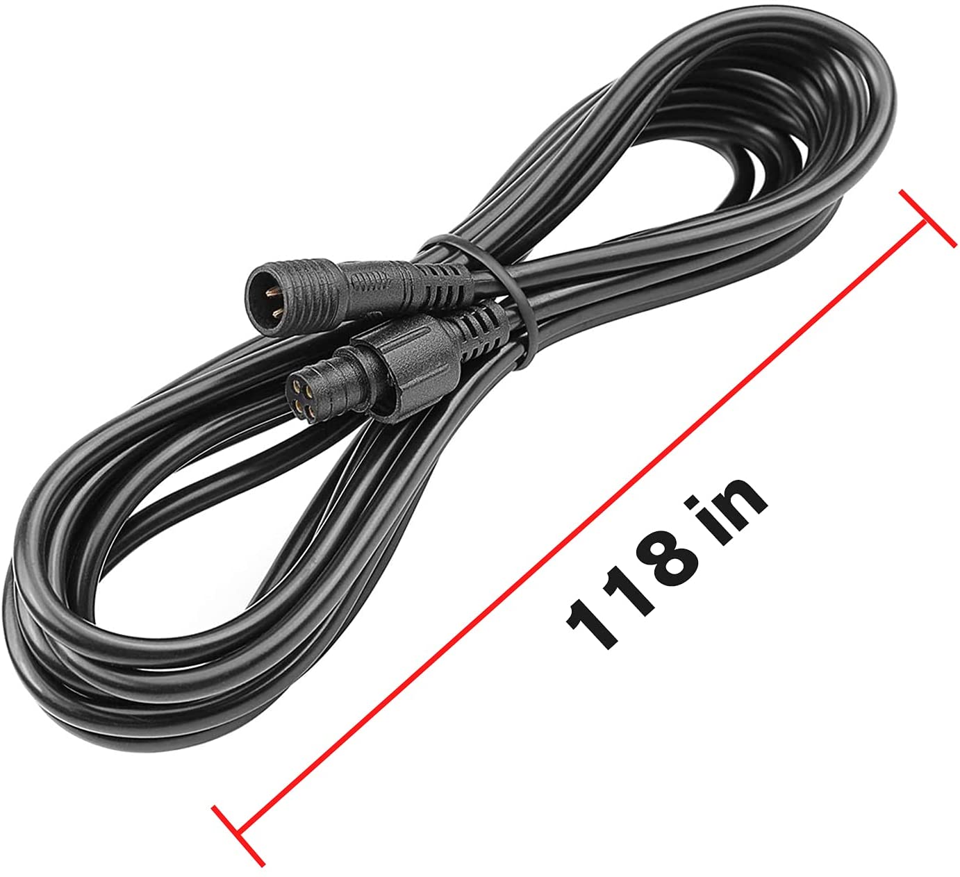 10 FT 4 Pin Extension Wire Cable All Brands RGB Rock Lights/ Whip Lights(4 Packs) - OMOTOR