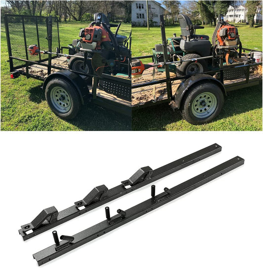 3-Place Trimmer Rack Holder Carrier Mount On Pickup/Trailer w/Lock 1 Pair