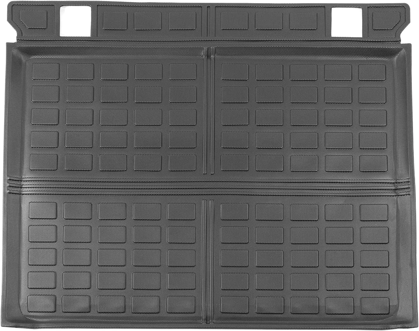 Trunk Mat Backrest Mat Compatible with 2010-2024 Toyota 4Runner 5-Seater Cargo Mat Backrest Mat Replacement for 10-23 4Runner Accessories (Only Fit W/O Sliding Tray) (Cargo Mat+Backrest Mat) - OMOTOR