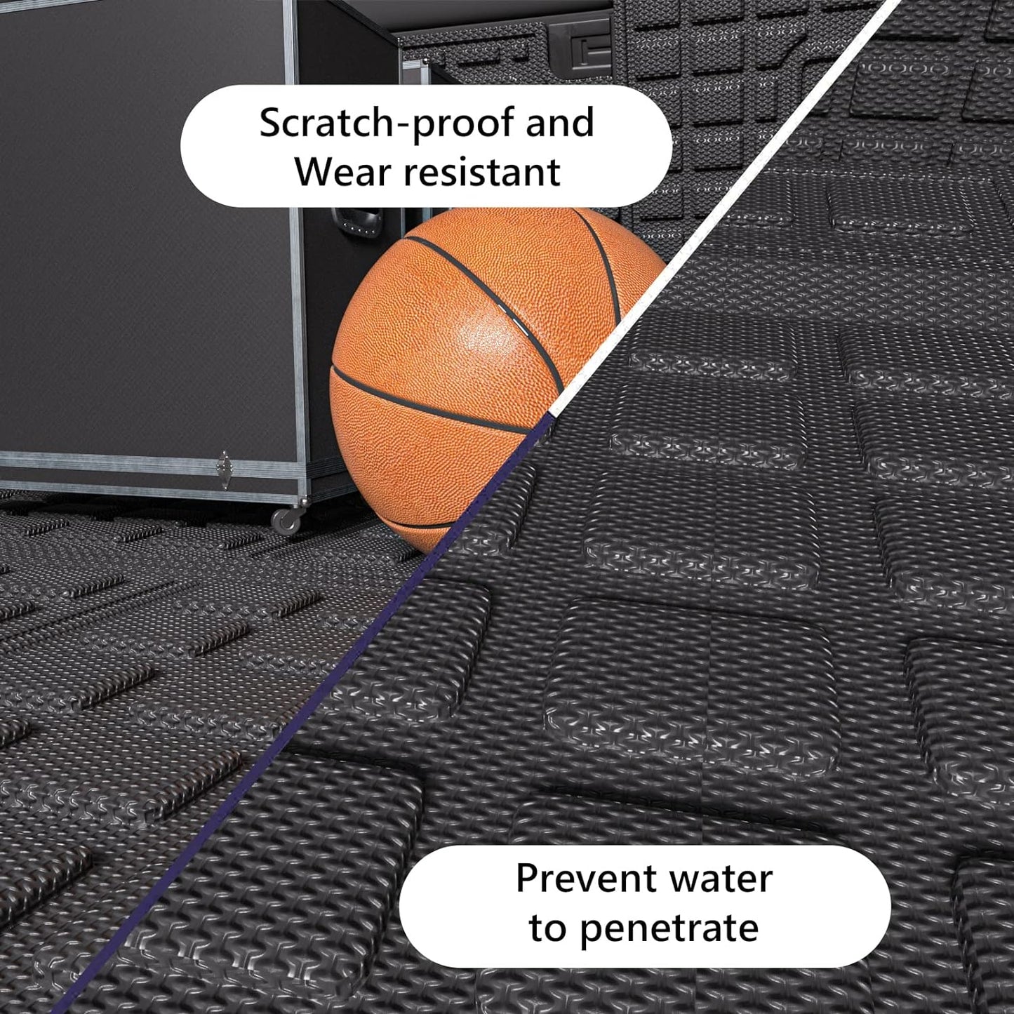 Trunk Mat Backrest Mat Compatible with 2010-2024 Toyota 4Runner 5-Seater Cargo Mat Backrest Mat Replacement for 10-23 4Runner Accessories (Only Fit W/O Sliding Tray) (Cargo Mat+Backrest Mat) - OMOTOR