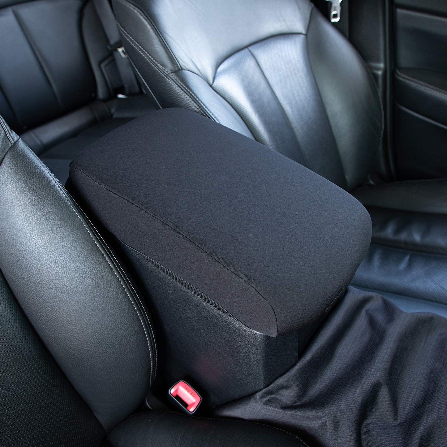 Center Console Armrest Cover Compatible with 2010-2023 Toyota 4Runner Accessories Customized Neoprene Center Console Protector - OMOTOR