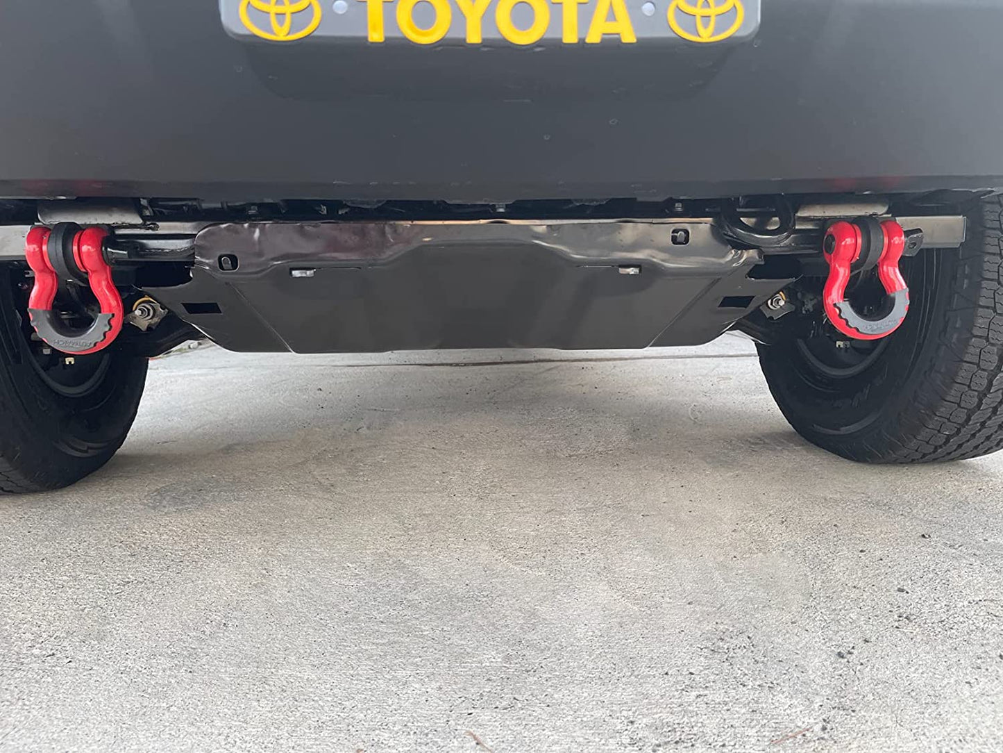 Omotor Front Demon Tow Hook Bracket with 3/4 inch Shackles Fit for Toyota Tacoma 2009-2021 Demon Shackle Mount - OMOTOR