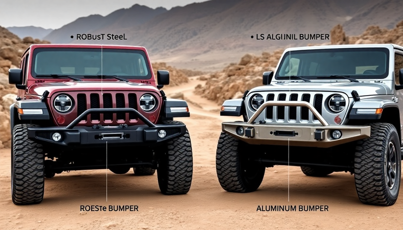 The Ultimate Guide to Jeep Wrangler JL/JT Aftermarket Bumpers: Steel vs. Aluminum