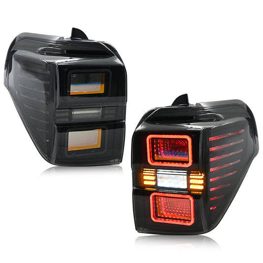 LED Tail Lights for Toyota 4Runner 2010-2023 [SR5,Trail,TRD,TRD Pro,Limited,Venture,Nightshade],w/3D Animation DRL/Sequential Turn Signal