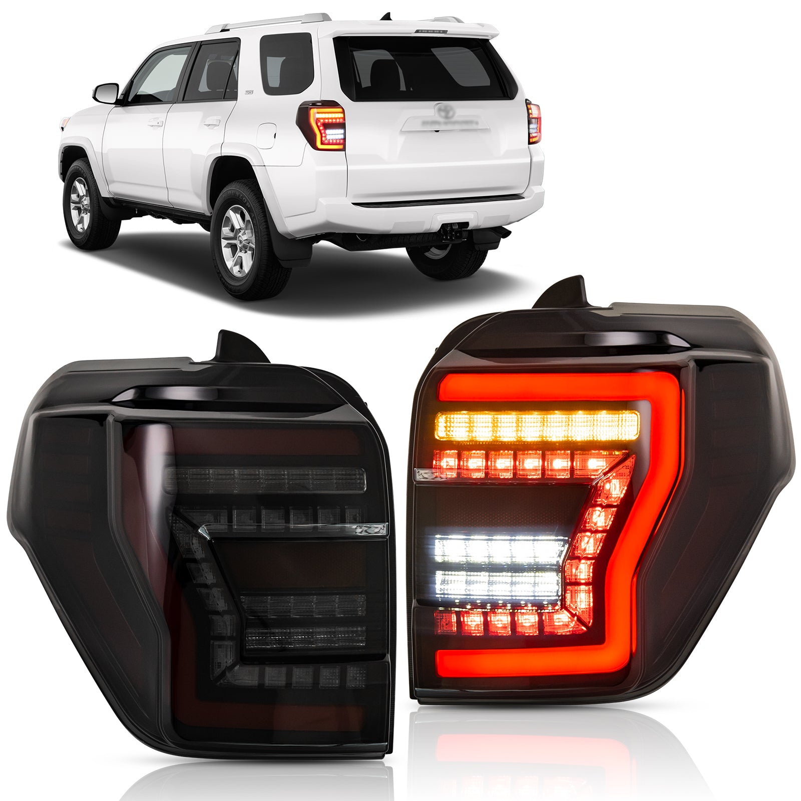 New Toyota 4Runner Lifestyle Stealth Tail Lights(2010-2024) - OMOTOR