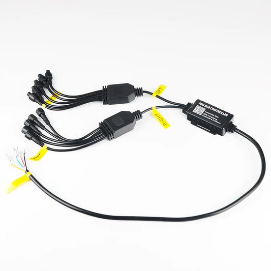 4pin Controller Box for Led Whips Light and Rocks Light (10 Connections) - OMOTOR