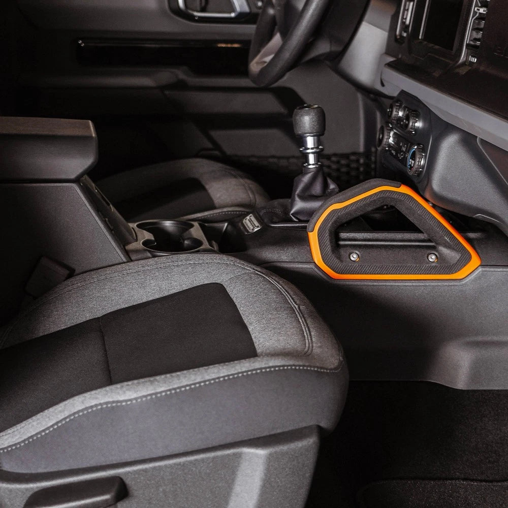 Center Console Grab Handle Orange For Ford Bronco 2021-2026