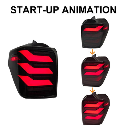 Smoked LED Tail Light For Toyota 4Runner 2010-2024 Rear Light Kit - OMOTOR