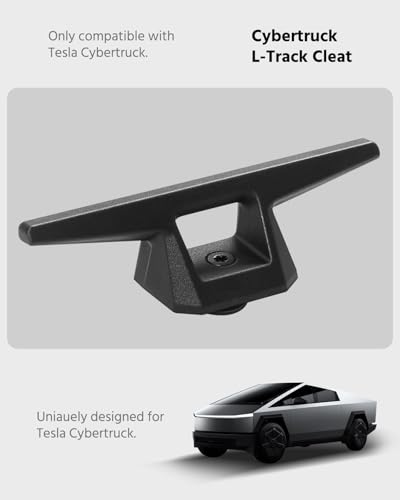 Aluminum L Track Cleat Hook for Tesla Cybertruck 2023 - 2026