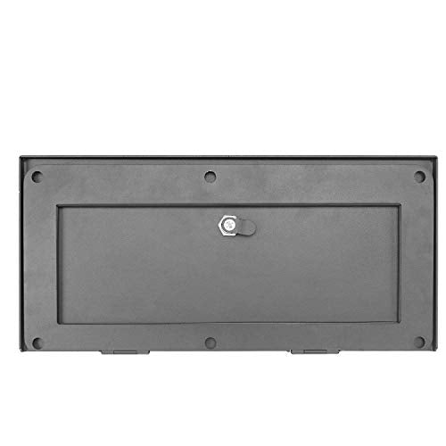 Bed Security Lock Lid Extra Storage for Toyota Tacoma 2005-2023 2nd & 3rd Gen (Black Steel)