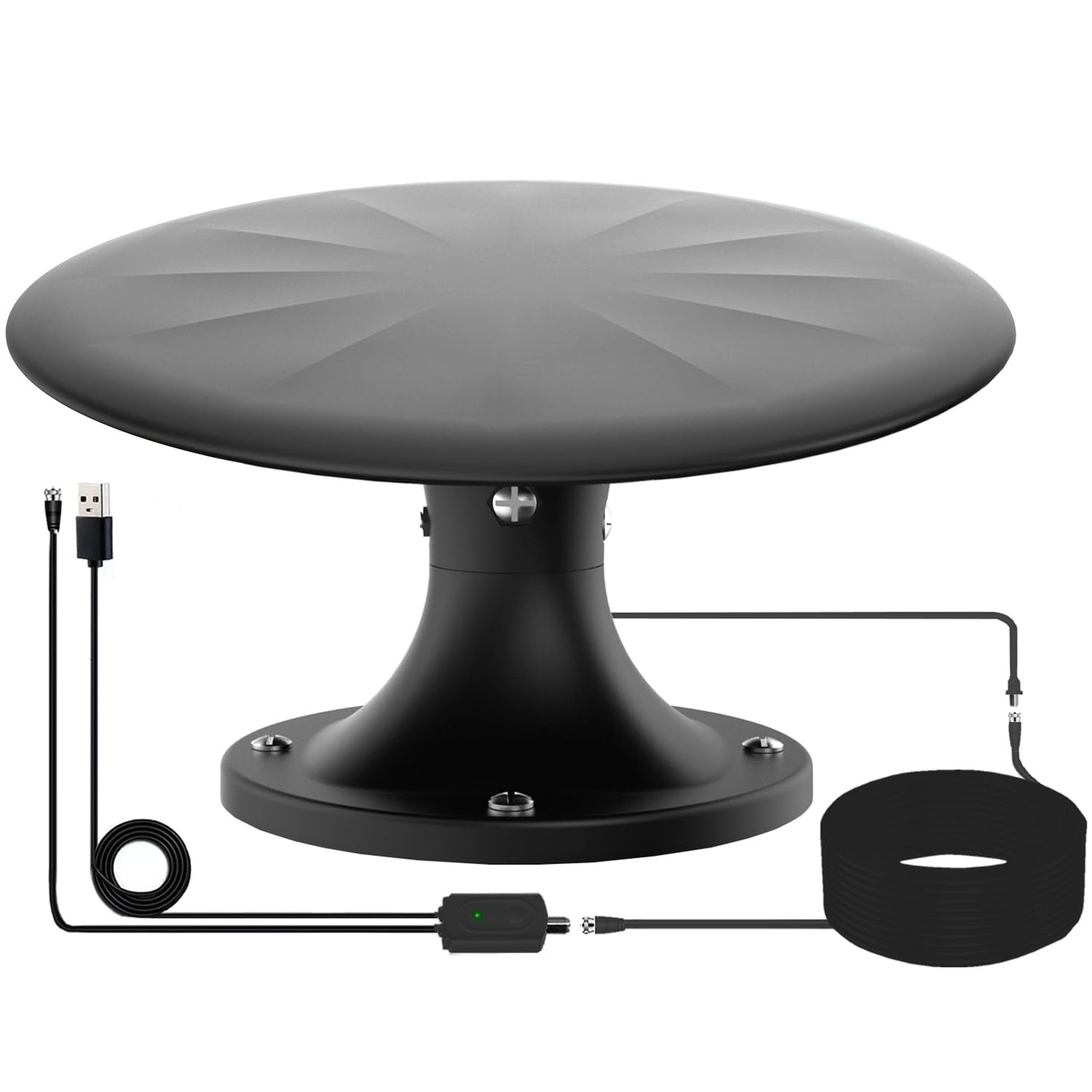 RV Antenna for Camper 720° Long Range Omni Directional Reception Digital HD Antenna Signal - OMOTOR