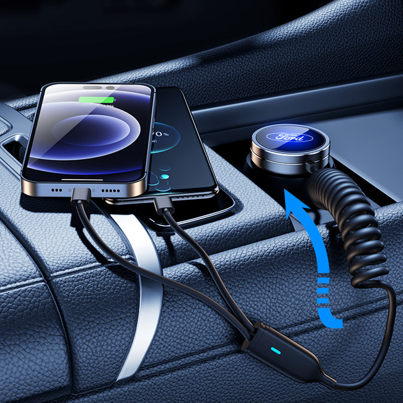 Ford Car Charger Fast Charging Adapter Compatible with Focus/Mondeo/Edge - OMOTOR