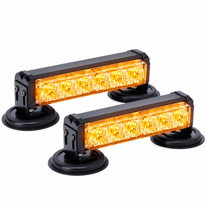 Battery Operated Flashing Strobe Light Bar for Vehicles Trucks Car