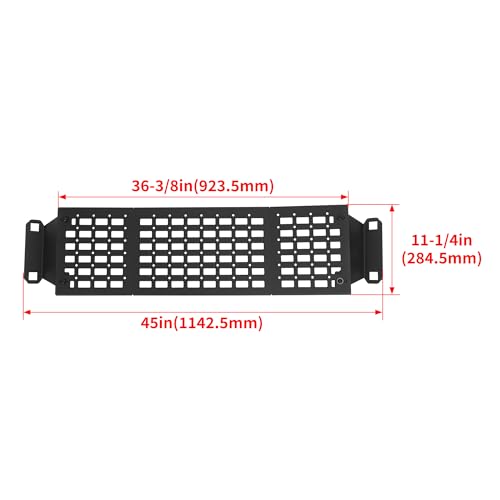 Molle Panel Roof Rack Storage Rack Compatible with Tacoma 3rd 2016-2023