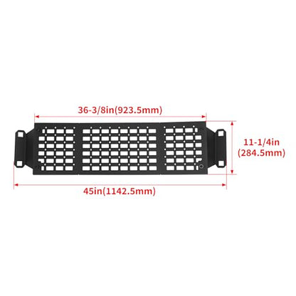 Molle Panel Roof Rack Storage Rack Compatible with Tacoma 3rd 2016-2023
