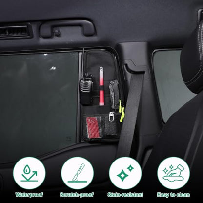 Rear Side Window Storage Bag Compatible with Toyota Land Cruiser Prado 250 J250 LC250/Lexus GX550 2024 2025+