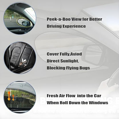 4 Pcs Car Window Screen Shades for Ford Bronco 2015-2025