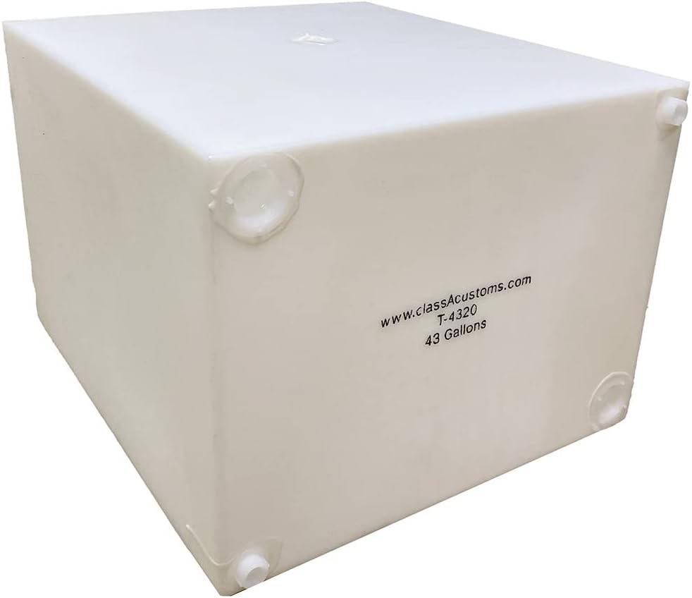 Class A Customs | 43 Gallon RV Concession Fresh and Gray Water Holding Tank | T-4320