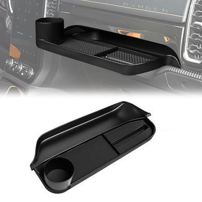 Passenger Side Storage Box with Cup Holder For Ford Ranger 2023–2025